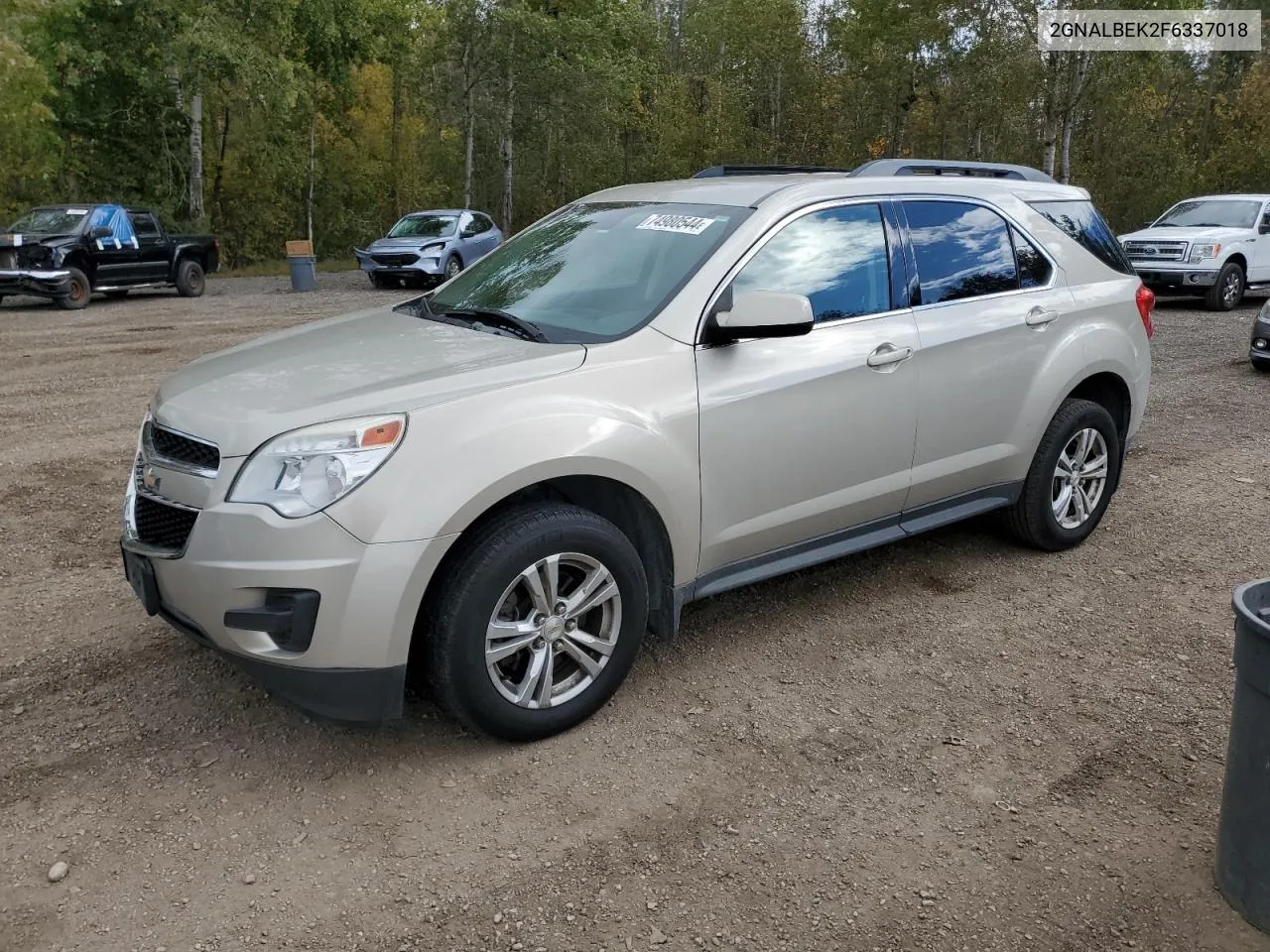 2015 Chevrolet Equinox Lt VIN: 2GNALBEK2F6337018 Lot: 74980544