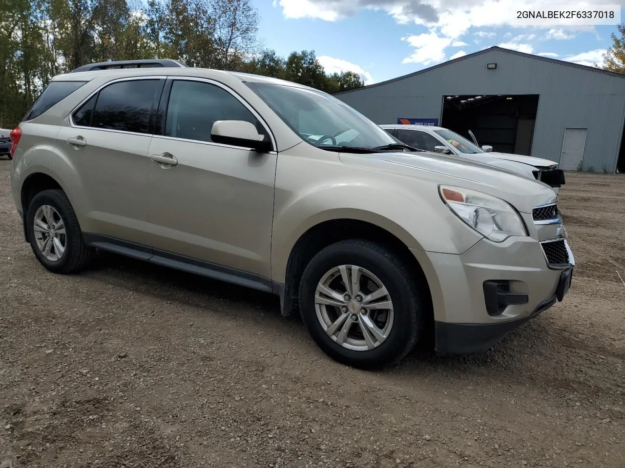 2015 Chevrolet Equinox Lt VIN: 2GNALBEK2F6337018 Lot: 74980544