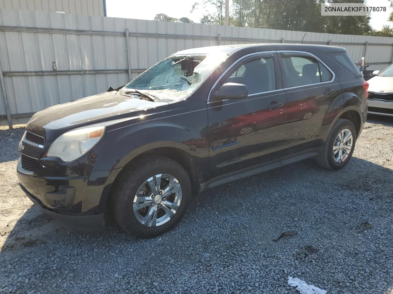 2GNALAEK3F1178078 2015 Chevrolet Equinox Ls