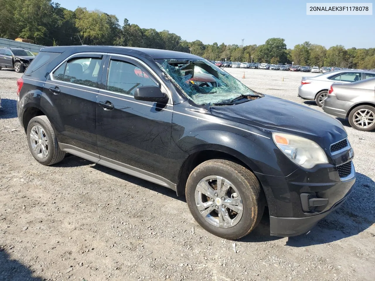 2015 Chevrolet Equinox Ls VIN: 2GNALAEK3F1178078 Lot: 74996914