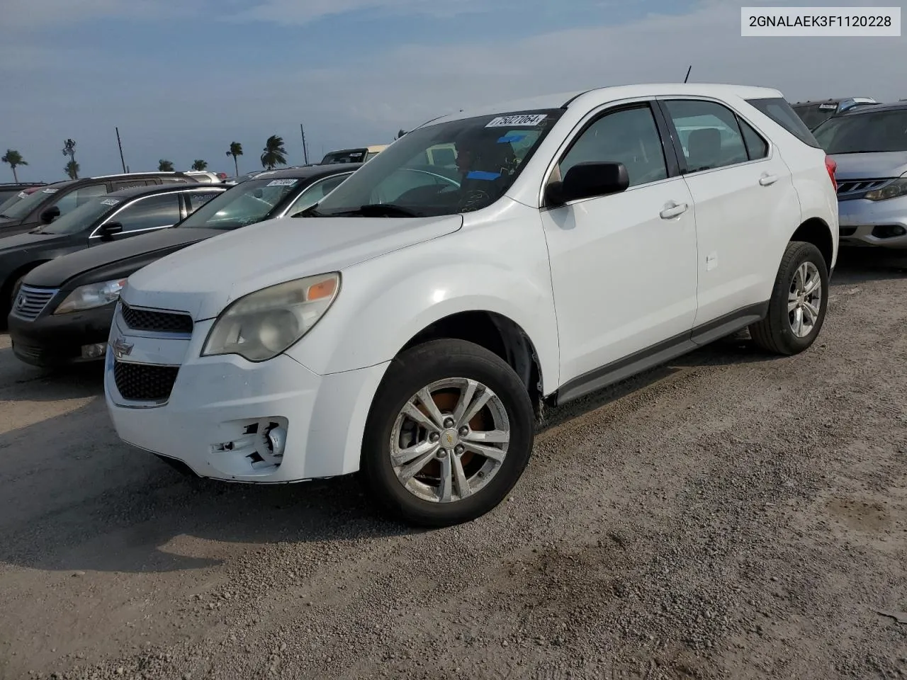 2015 Chevrolet Equinox Ls VIN: 2GNALAEK3F1120228 Lot: 75027064