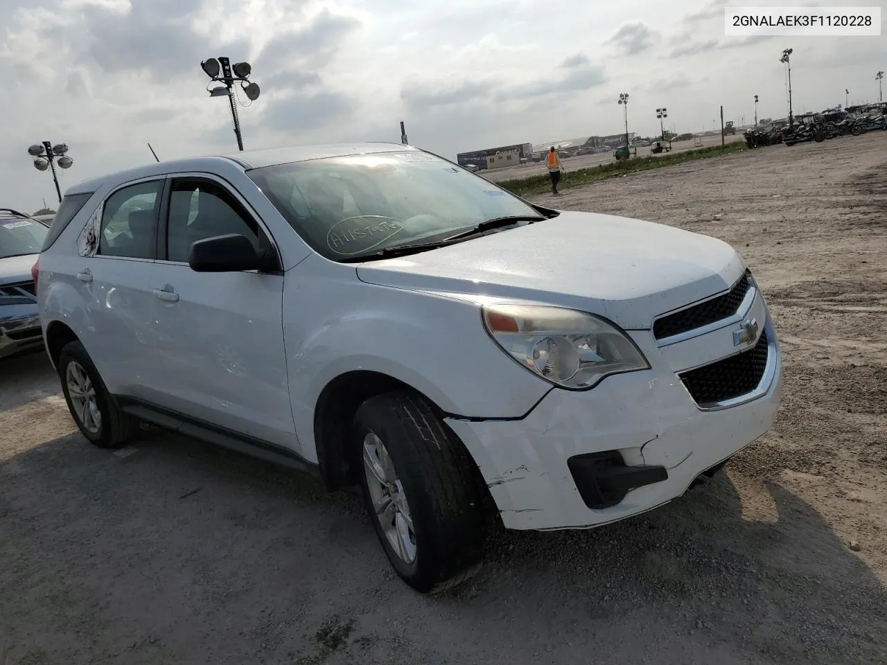 2015 Chevrolet Equinox Ls VIN: 2GNALAEK3F1120228 Lot: 75027064