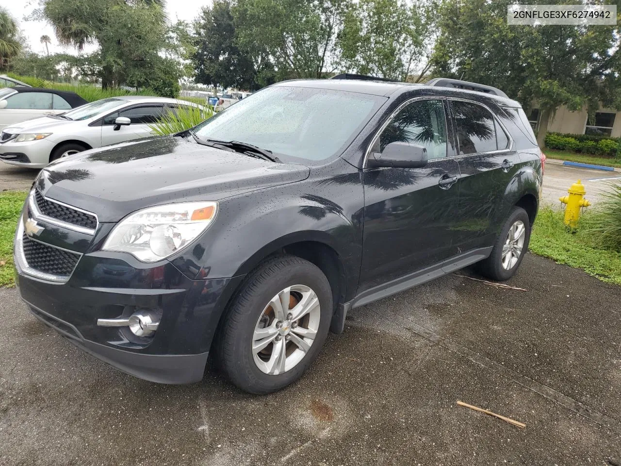 2015 Chevrolet Equinox Lt VIN: 2GNFLGE3XF6274942 Lot: 75074654