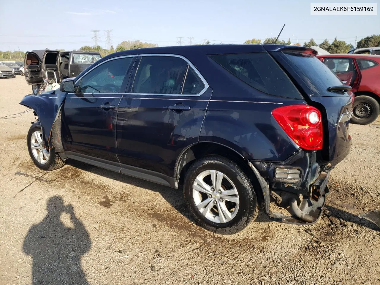 2015 Chevrolet Equinox Ls VIN: 2GNALAEK6F6159169 Lot: 75124524