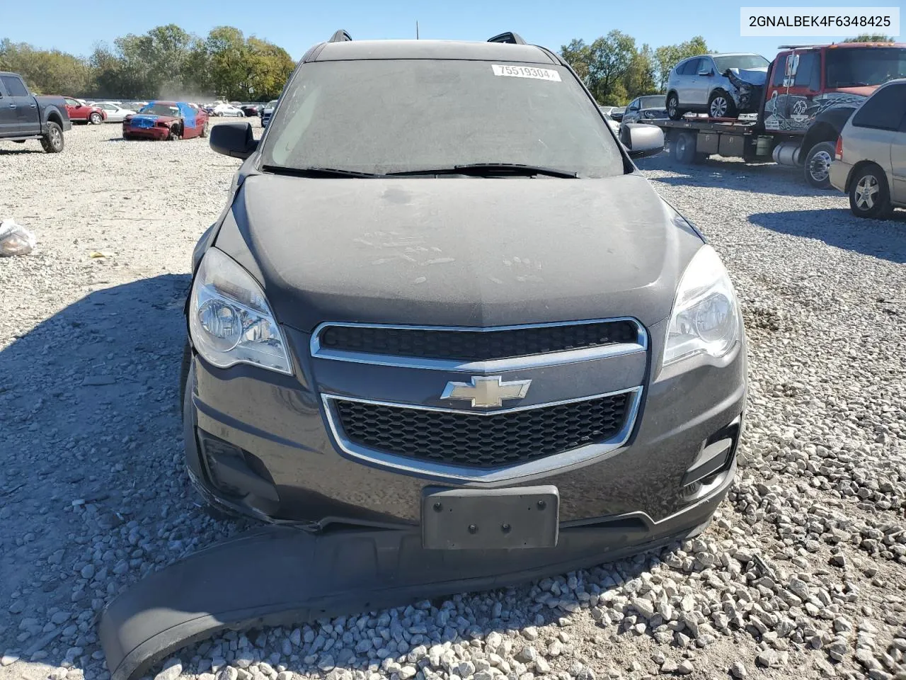 2015 Chevrolet Equinox Lt VIN: 2GNALBEK4F6348425 Lot: 75519304