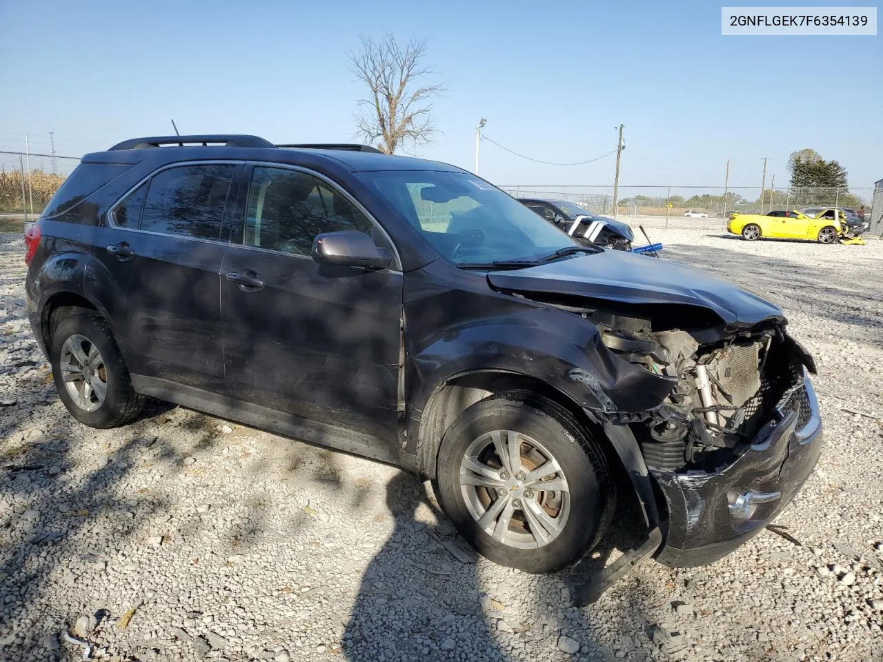 2015 Chevrolet Equinox Lt VIN: 2GNFLGEK7F6354139 Lot: 75528524