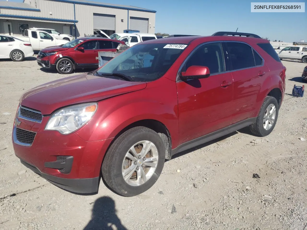 2015 Chevrolet Equinox Lt VIN: 2GNFLFEK8F6268591 Lot: 75774784