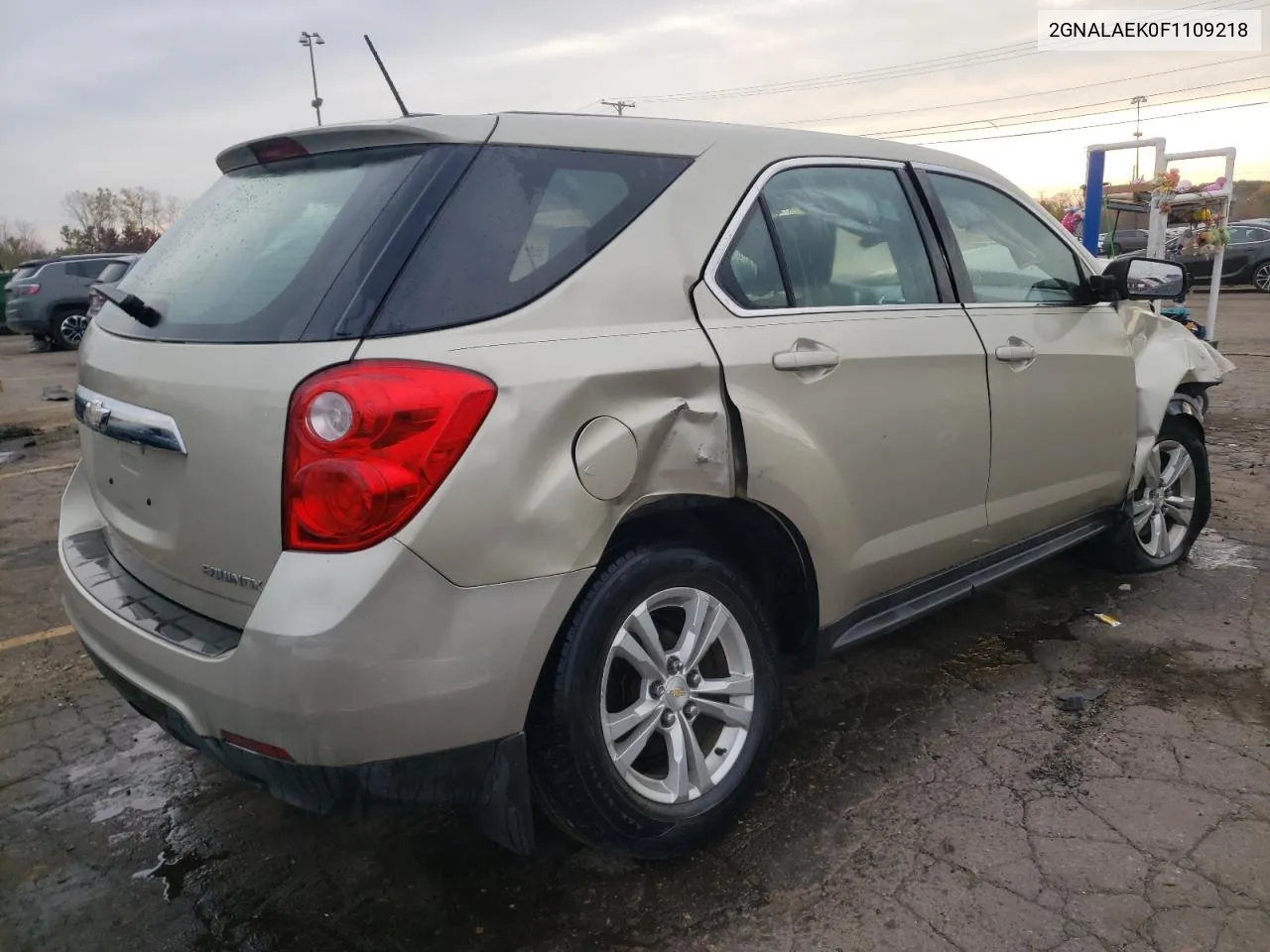 2015 Chevrolet Equinox Ls VIN: 2GNALAEK0F1109218 Lot: 75856094