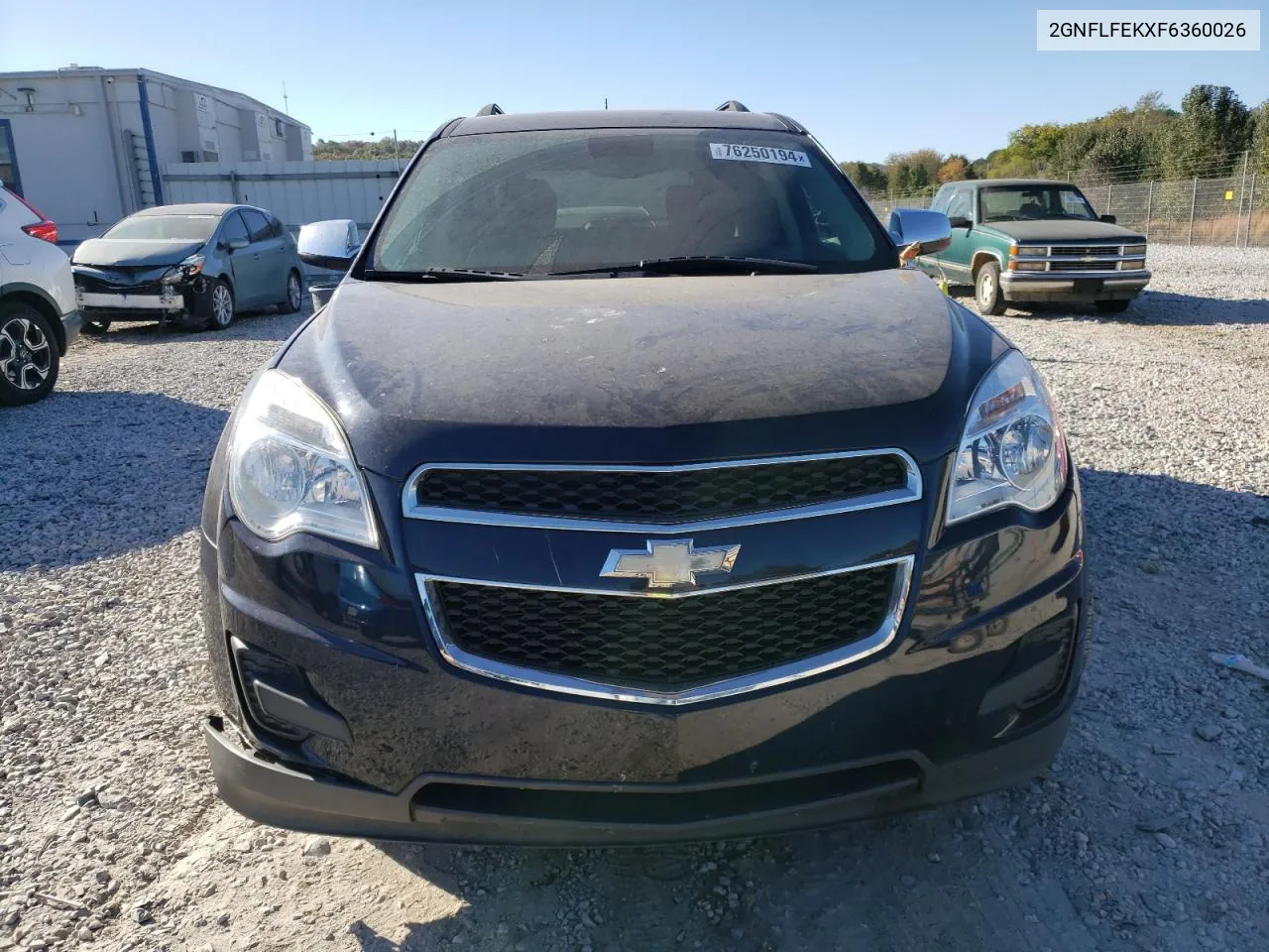 2015 Chevrolet Equinox Lt VIN: 2GNFLFEKXF6360026 Lot: 76250194