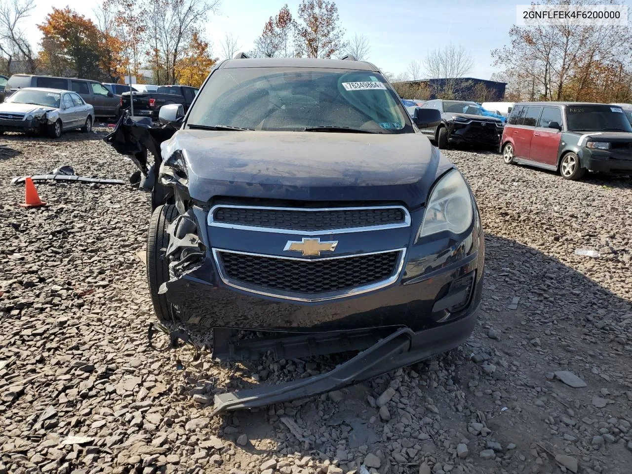 2015 Chevrolet Equinox Lt VIN: 2GNFLFEK4F6200000 Lot: 76349864