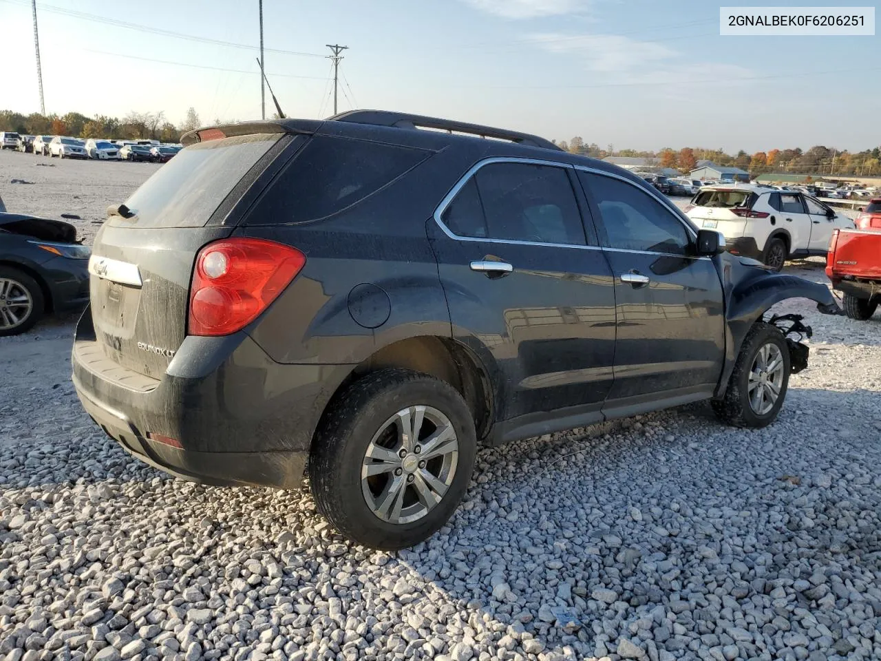 2015 Chevrolet Equinox Lt VIN: 2GNALBEK0F6206251 Lot: 76573864