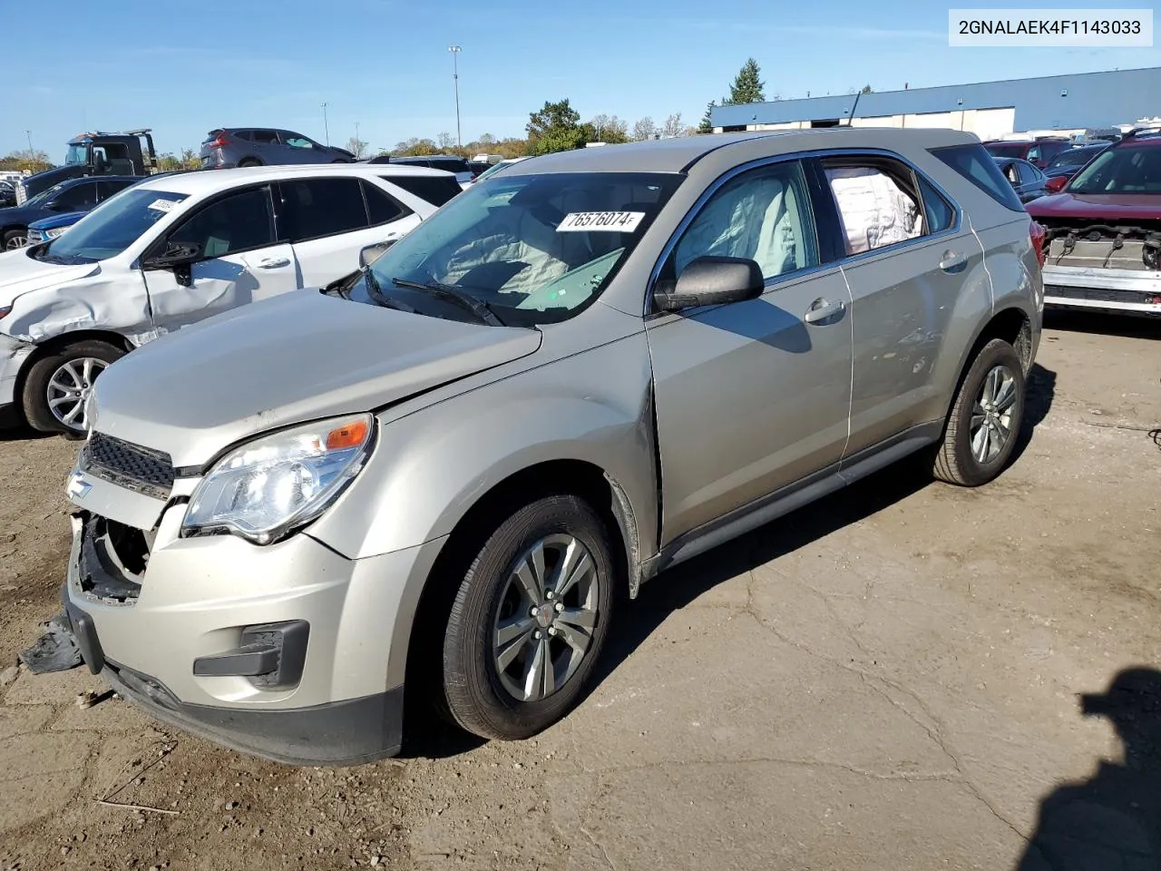 2015 Chevrolet Equinox Ls VIN: 2GNALAEK4F1143033 Lot: 76576074