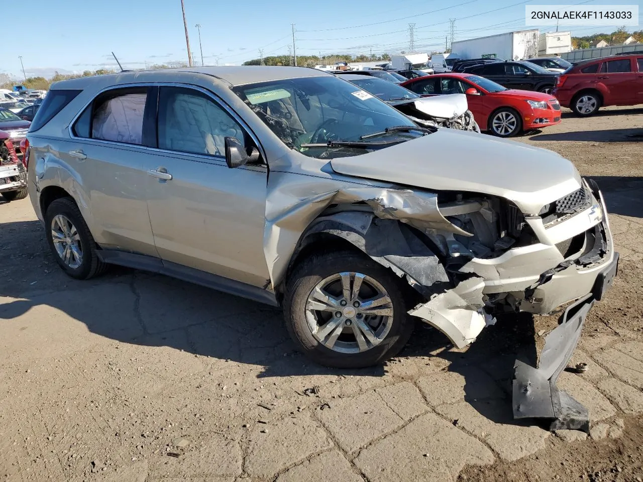 2015 Chevrolet Equinox Ls VIN: 2GNALAEK4F1143033 Lot: 76576074