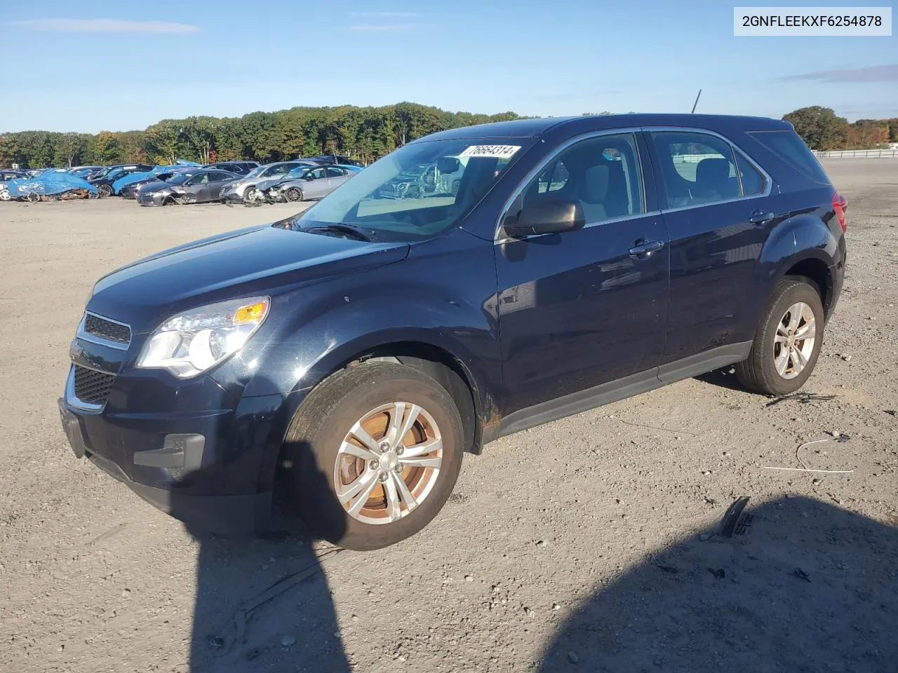 2015 Chevrolet Equinox Ls VIN: 2GNFLEEKXF6254878 Lot: 76664314