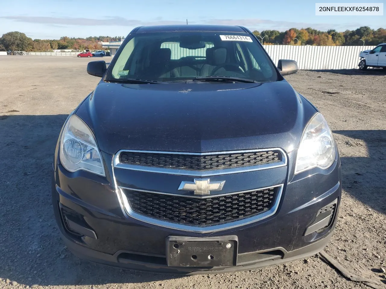 2015 Chevrolet Equinox Ls VIN: 2GNFLEEKXF6254878 Lot: 76664314