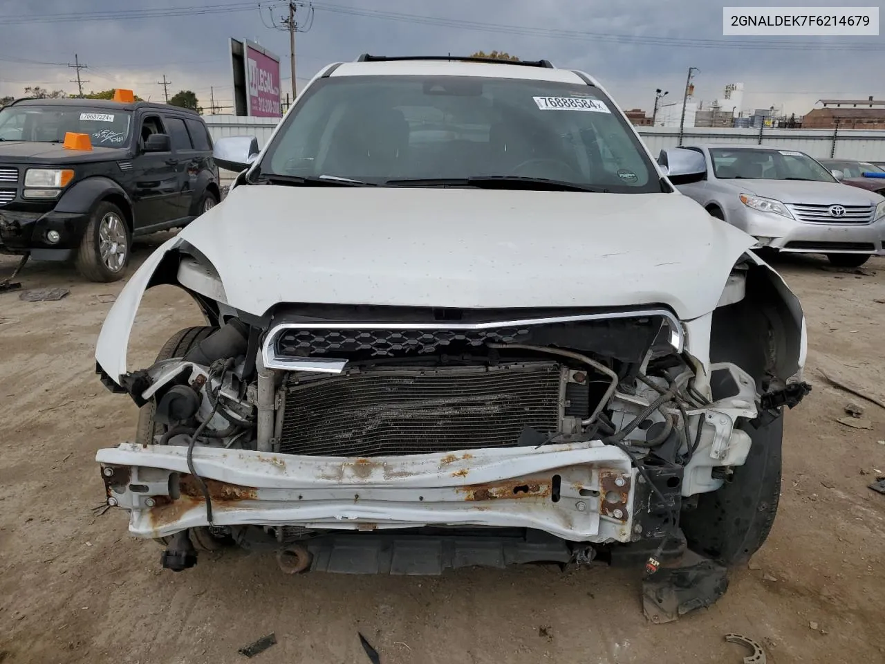 2015 Chevrolet Equinox Ltz VIN: 2GNALDEK7F6214679 Lot: 76888584