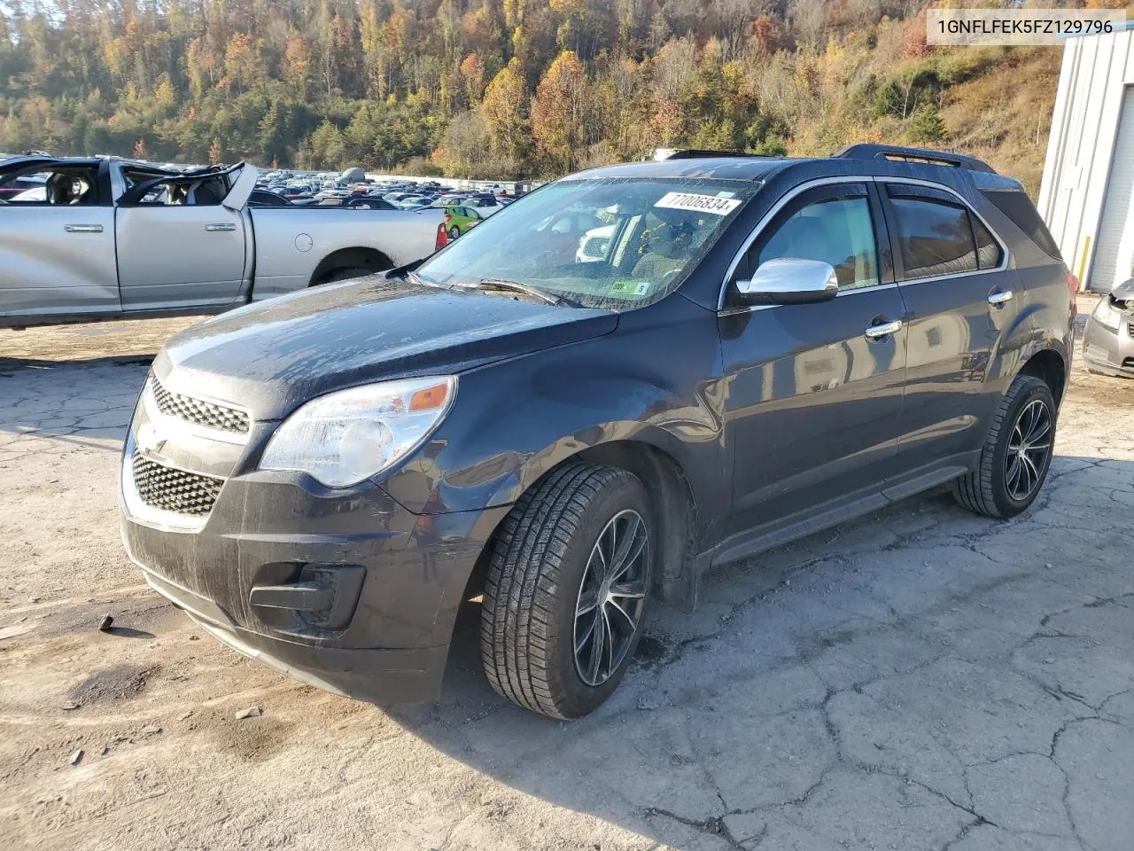 2015 Chevrolet Equinox Lt VIN: 1GNFLFEK5FZ129796 Lot: 77006834