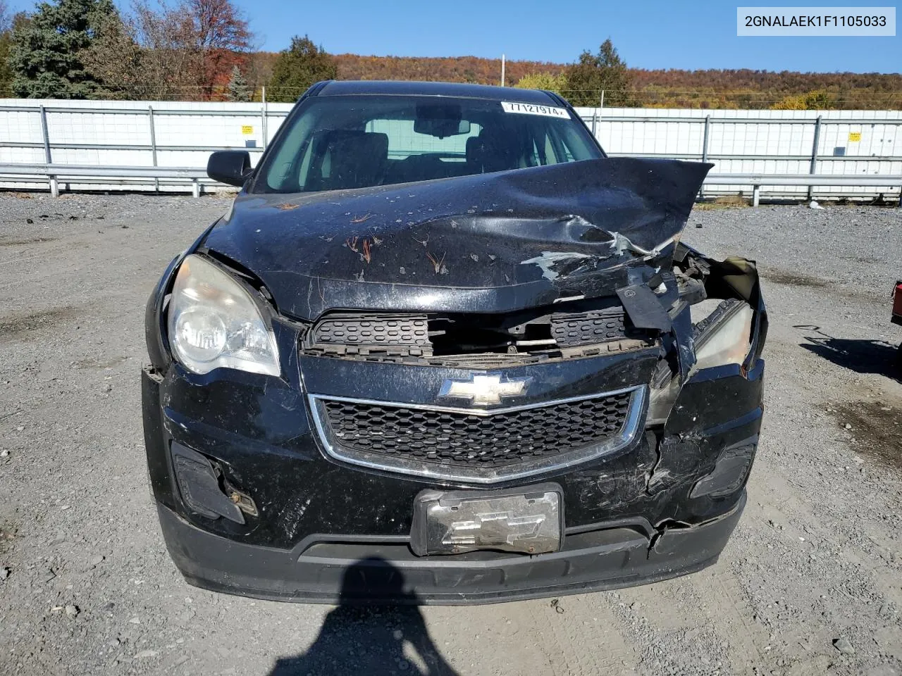 2GNALAEK1F1105033 2015 Chevrolet Equinox Ls