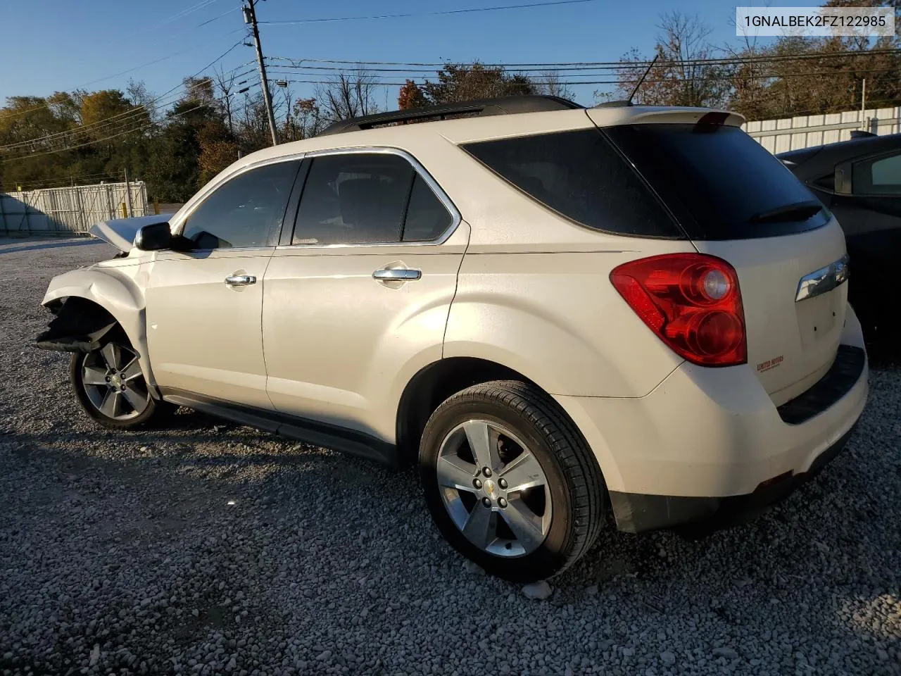 2015 Chevrolet Equinox Lt VIN: 1GNALBEK2FZ122985 Lot: 77152074