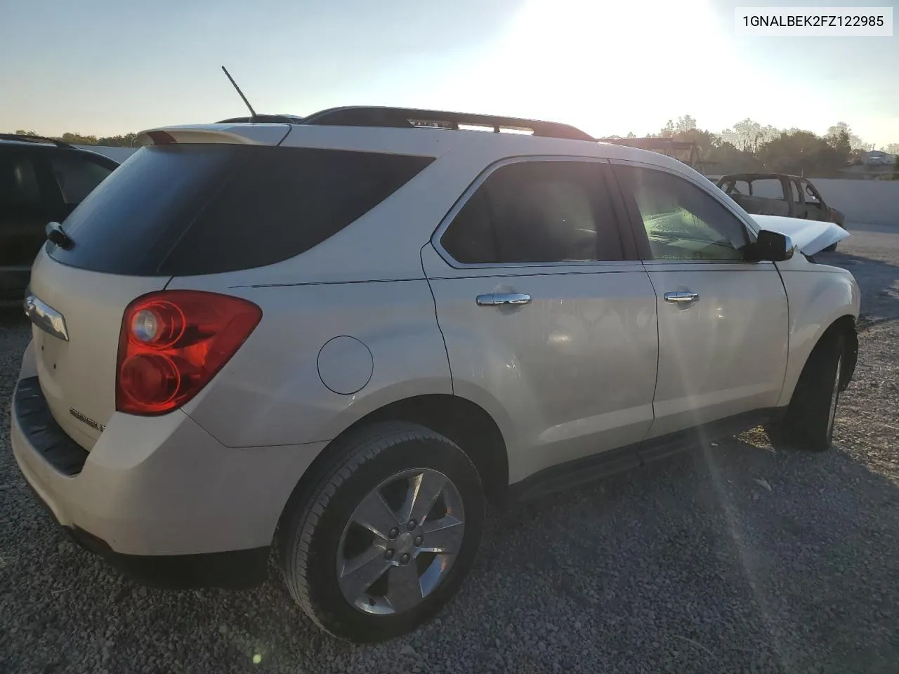 2015 Chevrolet Equinox Lt VIN: 1GNALBEK2FZ122985 Lot: 77152074