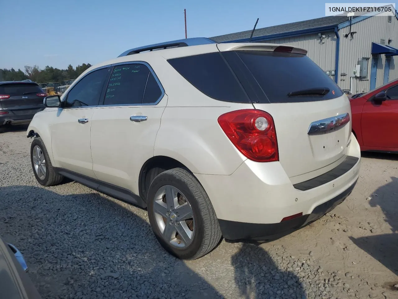 2015 Chevrolet Equinox Ltz VIN: 1GNALDEK1FZ116705 Lot: 77340734