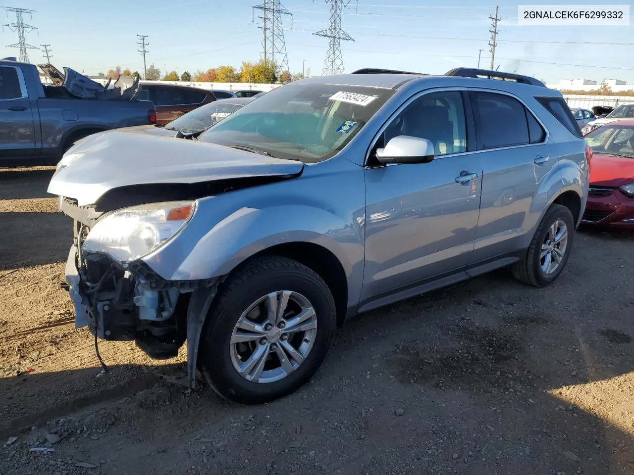 2015 Chevrolet Equinox Lt VIN: 2GNALCEK6F6299332 Lot: 77563424