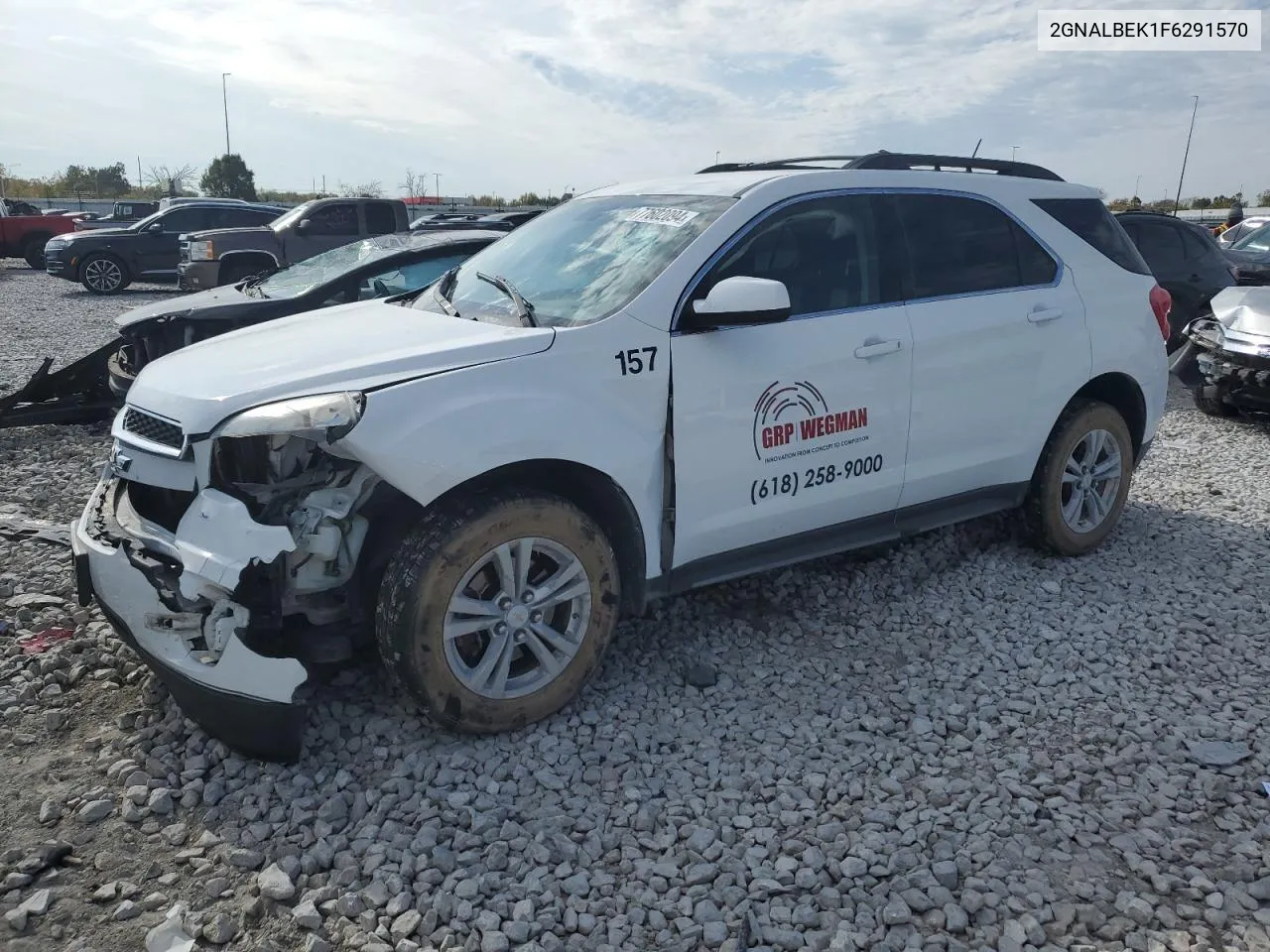 2015 Chevrolet Equinox Lt VIN: 2GNALBEK1F6291570 Lot: 77602094