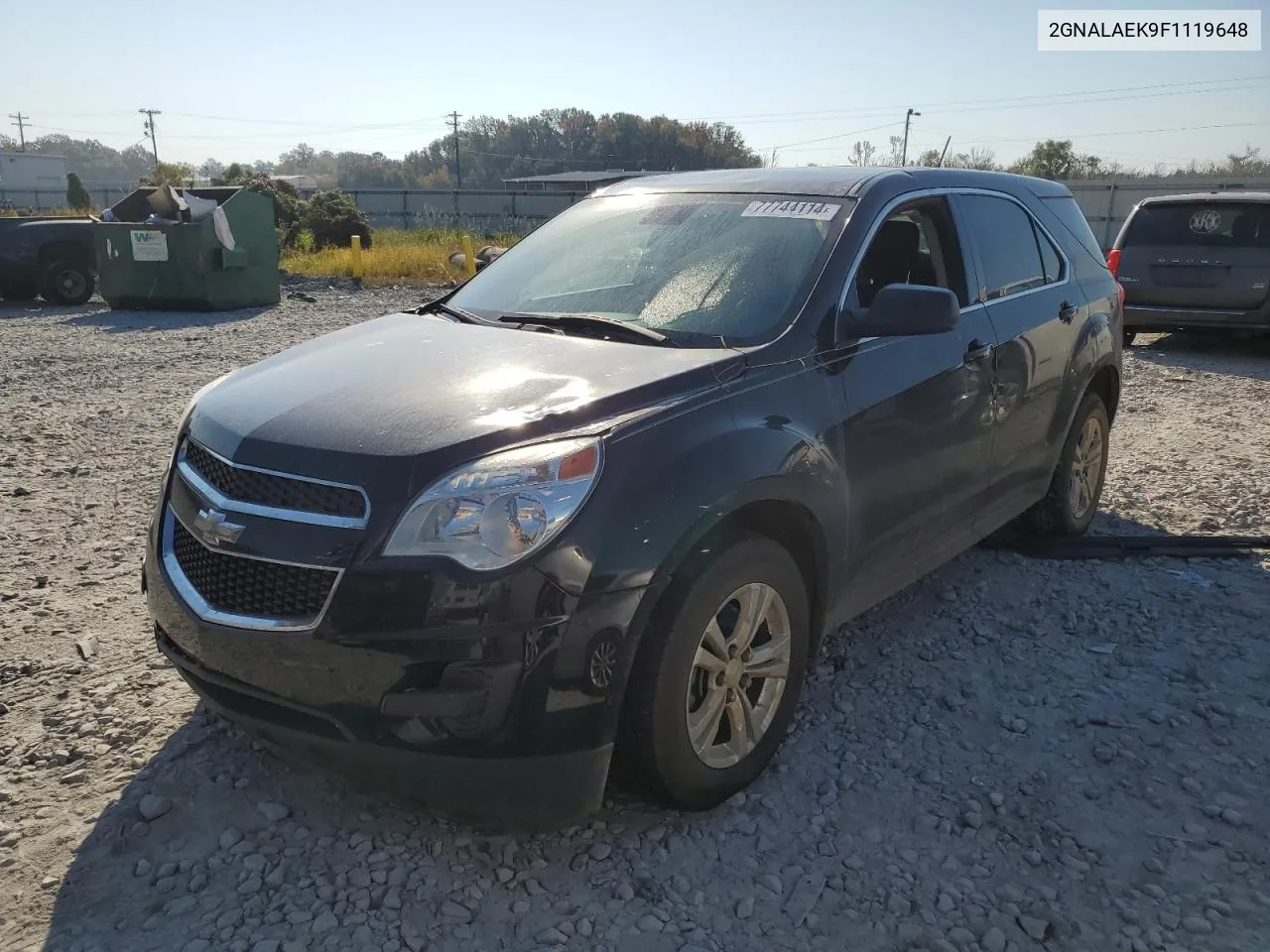 2015 Chevrolet Equinox Ls VIN: 2GNALAEK9F1119648 Lot: 77744114