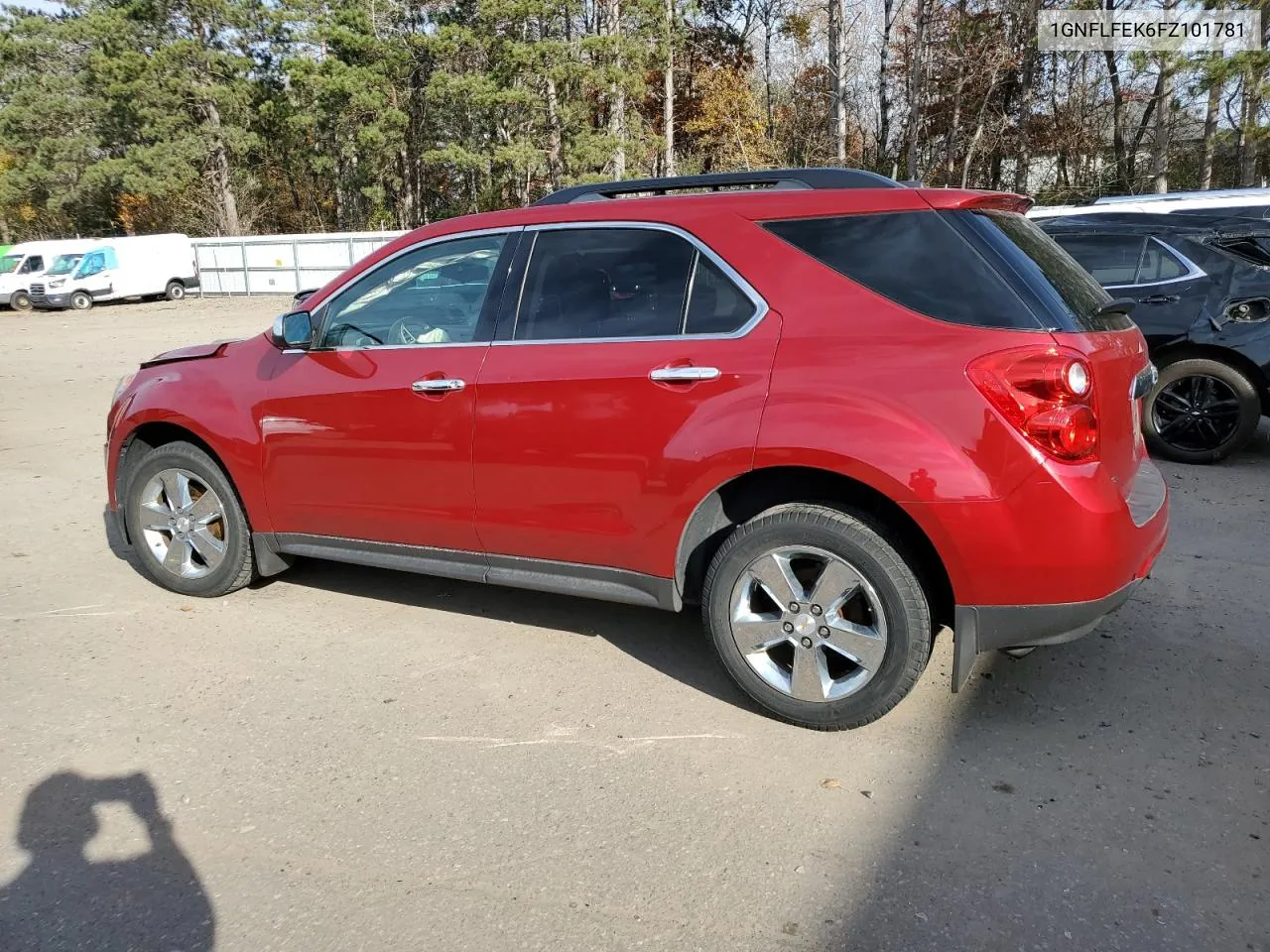 2015 Chevrolet Equinox Lt VIN: 1GNFLFEK6FZ101781 Lot: 77844344