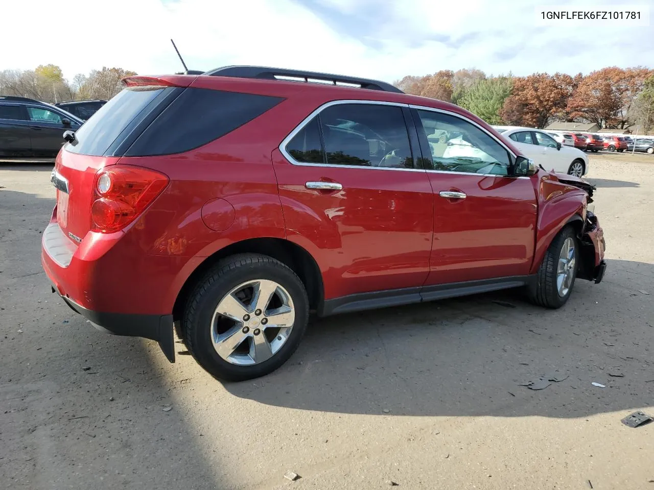 2015 Chevrolet Equinox Lt VIN: 1GNFLFEK6FZ101781 Lot: 77844344