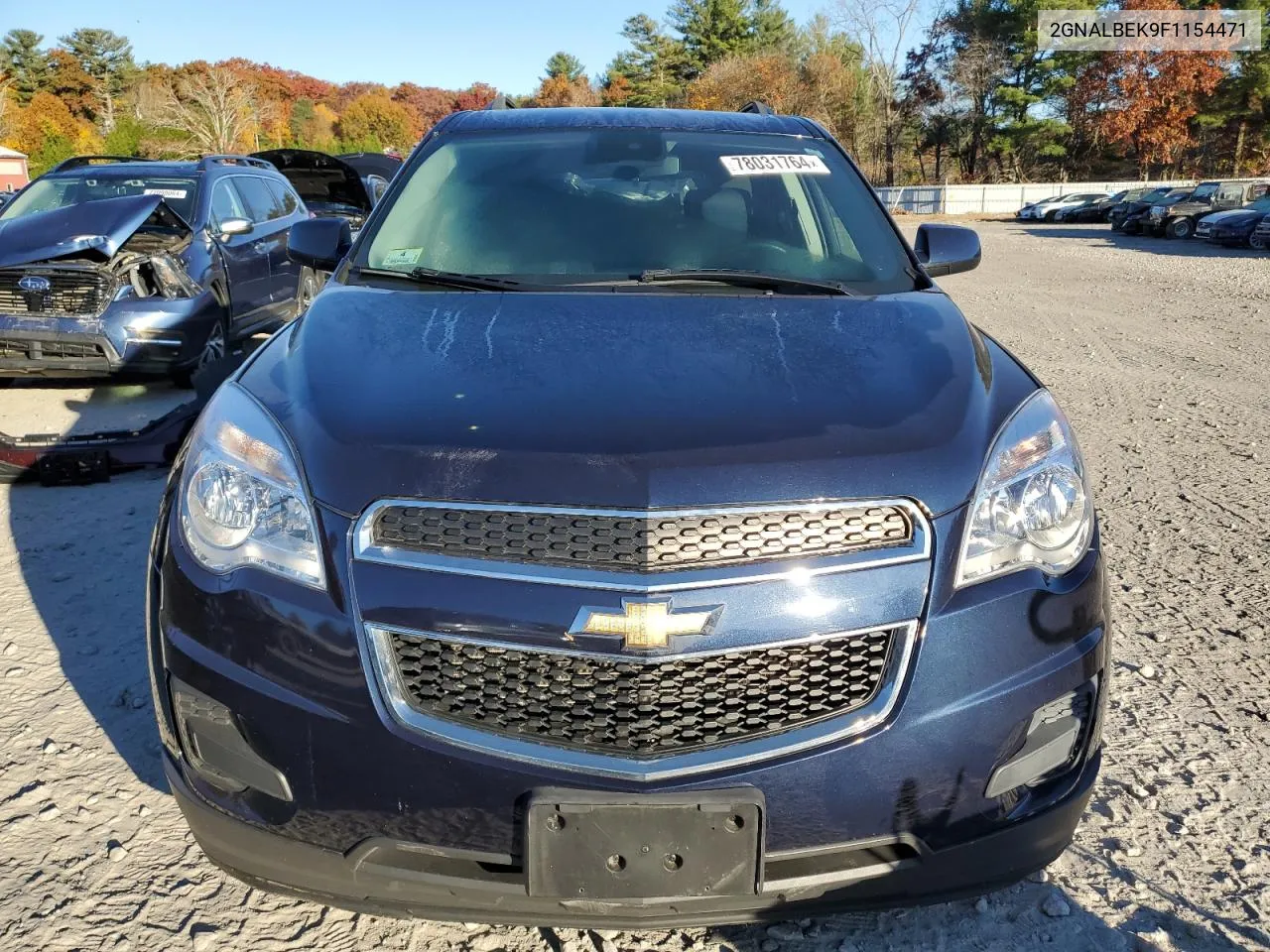 2015 Chevrolet Equinox Lt VIN: 2GNALBEK9F1154471 Lot: 78031764