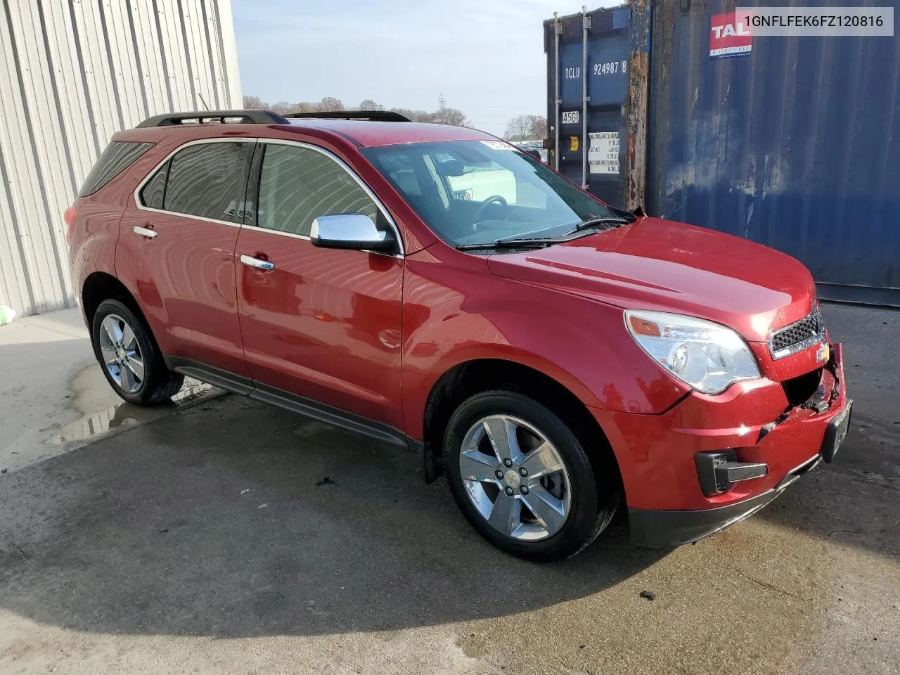 2015 Chevrolet Equinox Lt VIN: 1GNFLFEK6FZ120816 Lot: 78072404