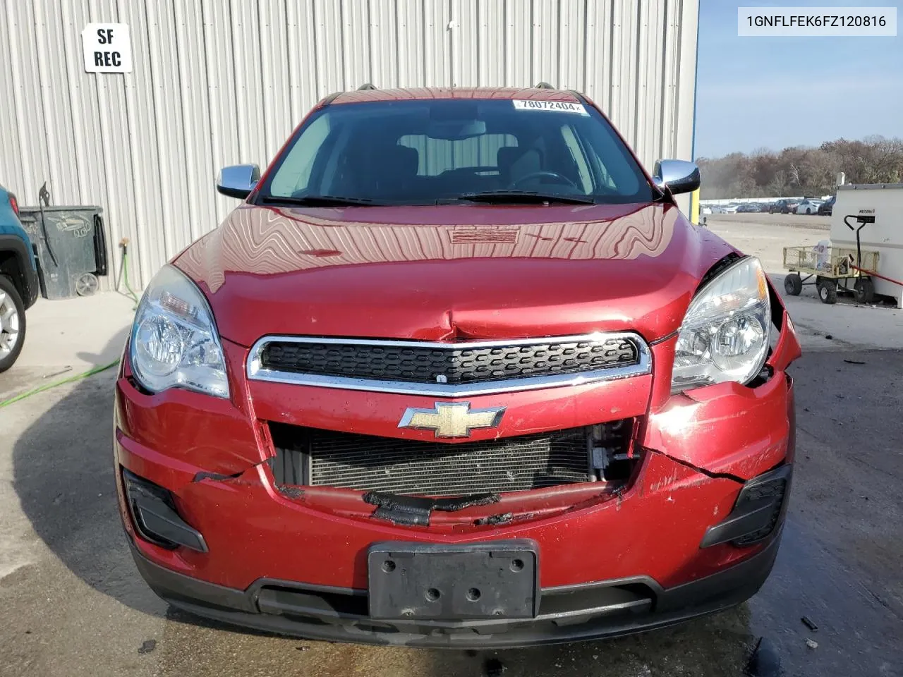 1GNFLFEK6FZ120816 2015 Chevrolet Equinox Lt