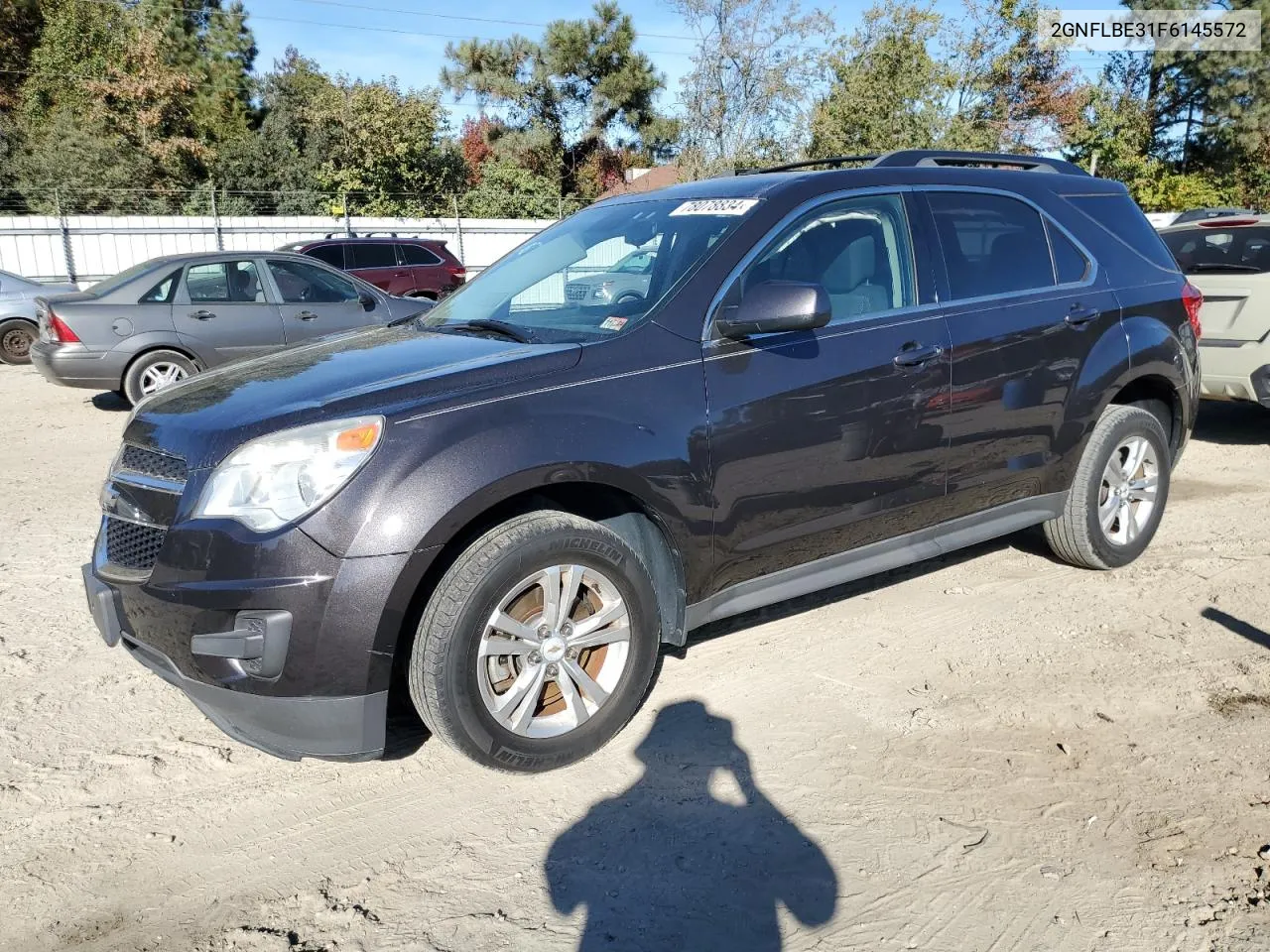 2015 Chevrolet Equinox Lt VIN: 2GNFLBE31F6145572 Lot: 78078834