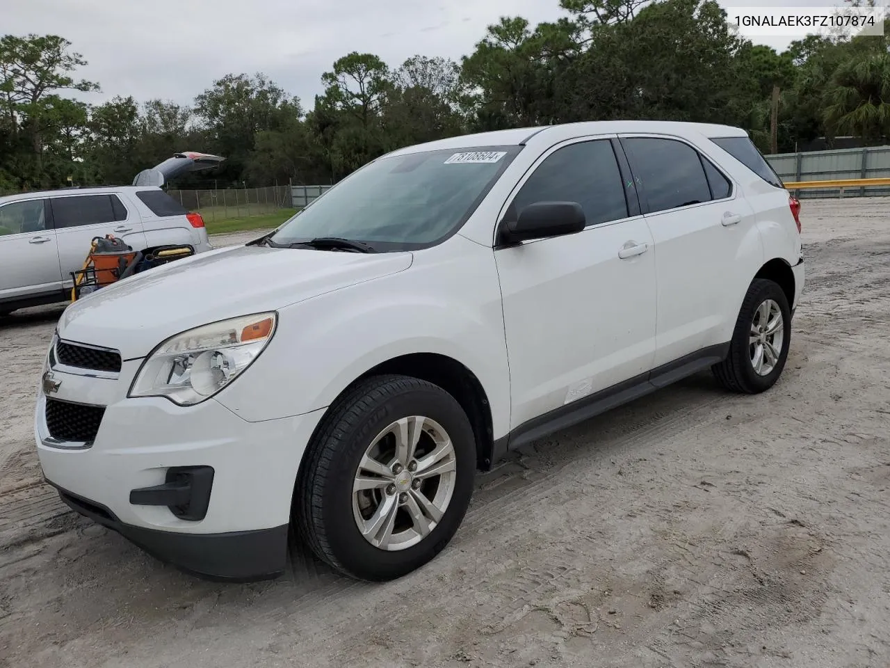 2015 Chevrolet Equinox Ls VIN: 1GNALAEK3FZ107874 Lot: 78108604