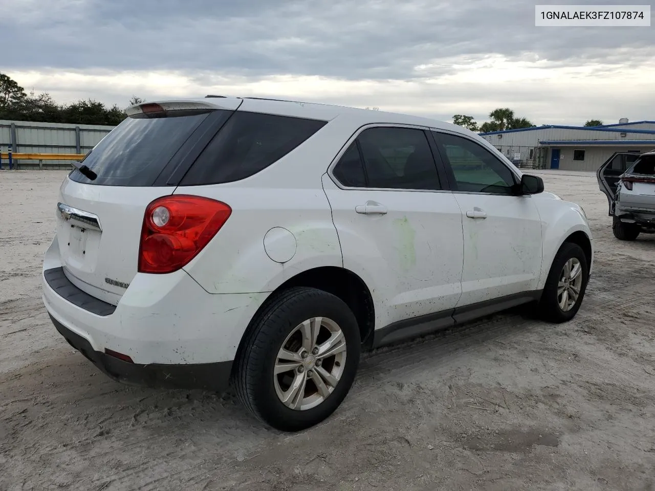 2015 Chevrolet Equinox Ls VIN: 1GNALAEK3FZ107874 Lot: 78108604