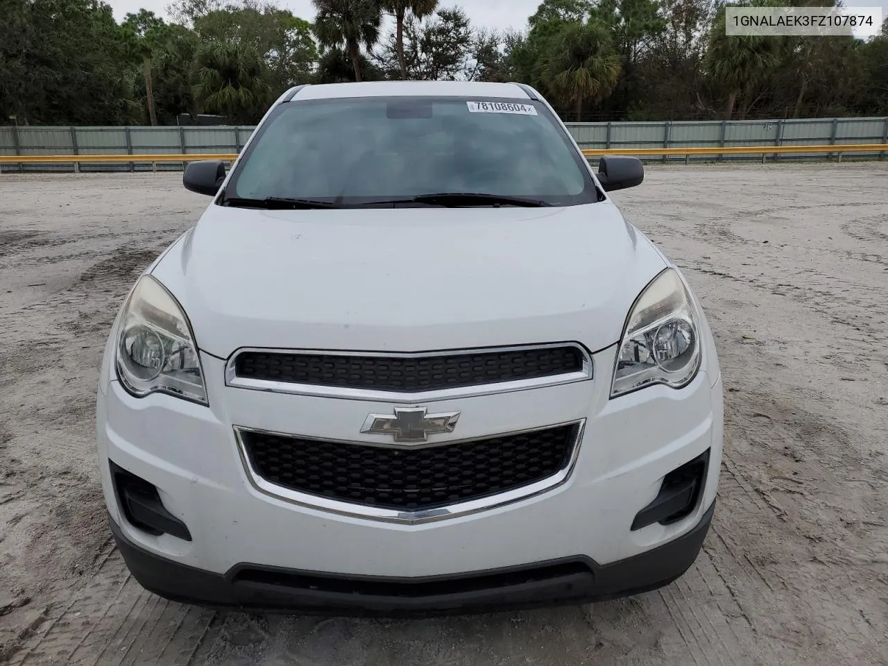 1GNALAEK3FZ107874 2015 Chevrolet Equinox Ls