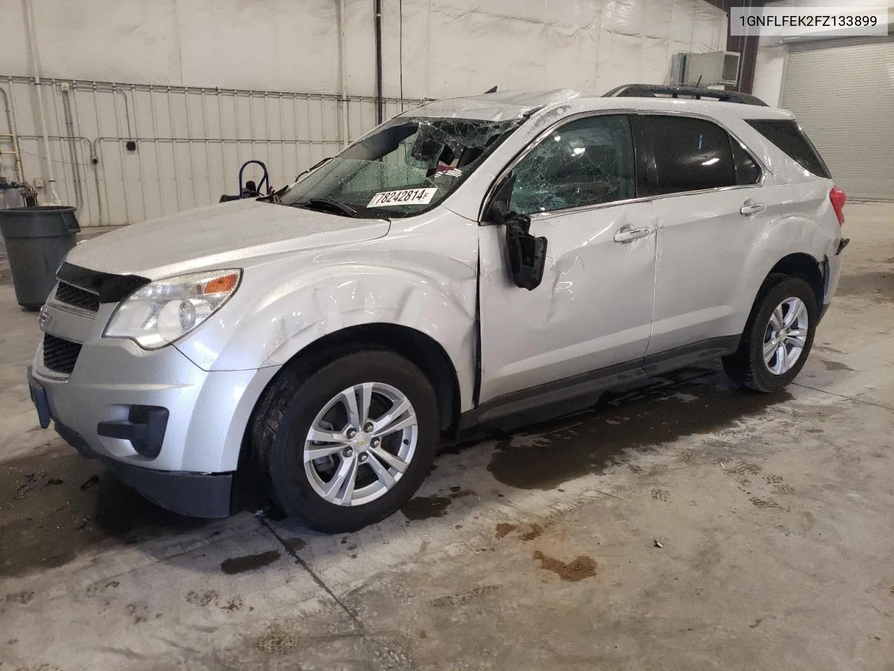 2015 Chevrolet Equinox Lt VIN: 1GNFLFEK2FZ133899 Lot: 78242814