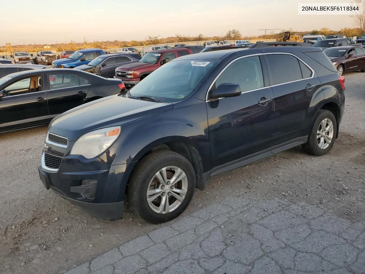 2015 Chevrolet Equinox Lt VIN: 2GNALBEK5F6118344 Lot: 78322234