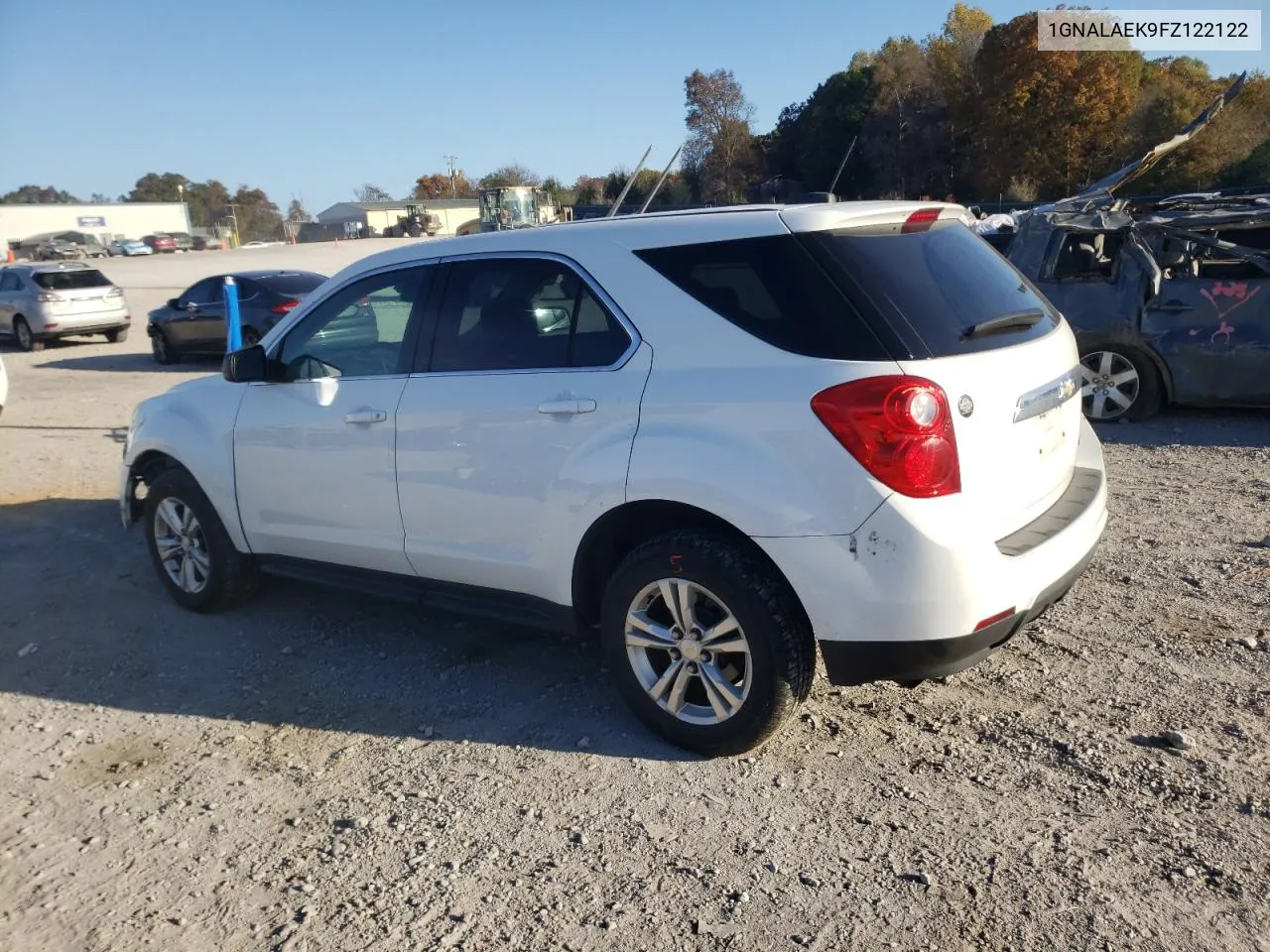 2015 Chevrolet Equinox Ls VIN: 1GNALAEK9FZ122122 Lot: 78383224