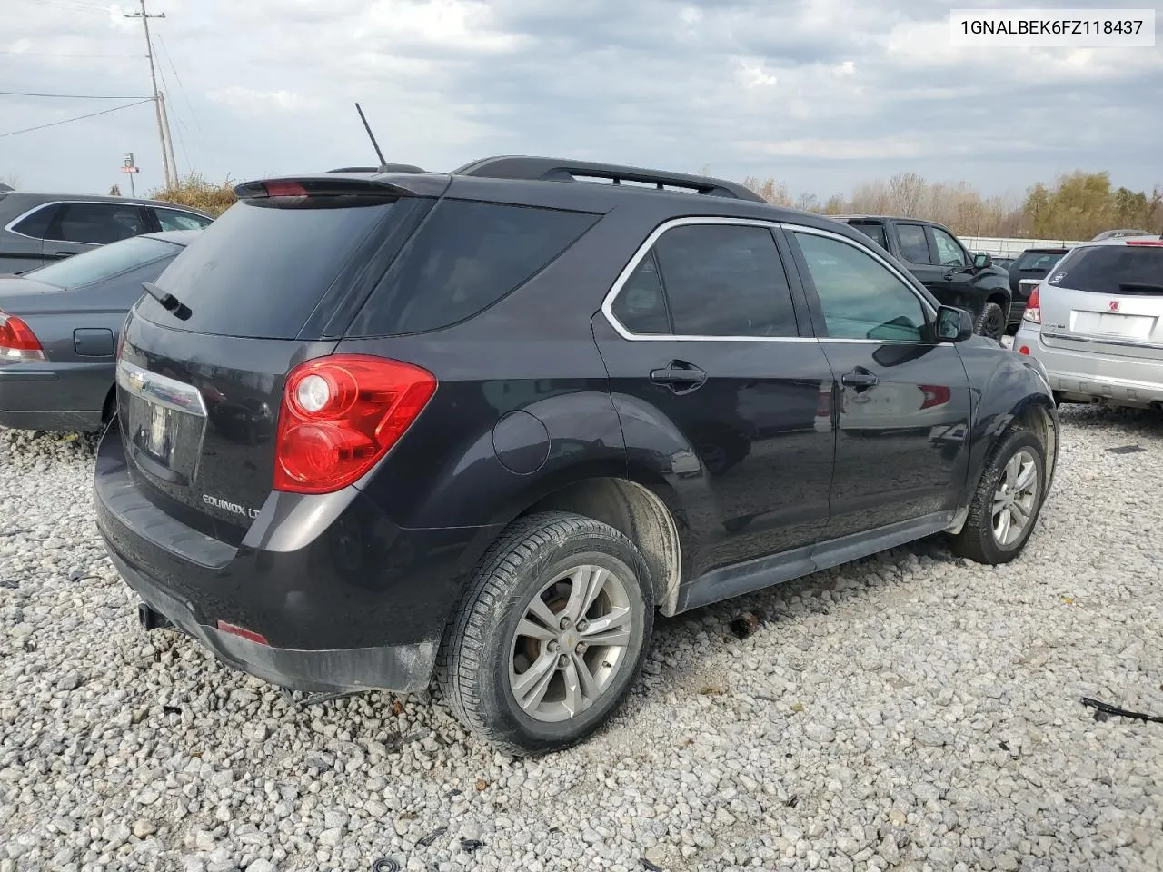 2015 Chevrolet Equinox Lt VIN: 1GNALBEK6FZ118437 Lot: 78498084