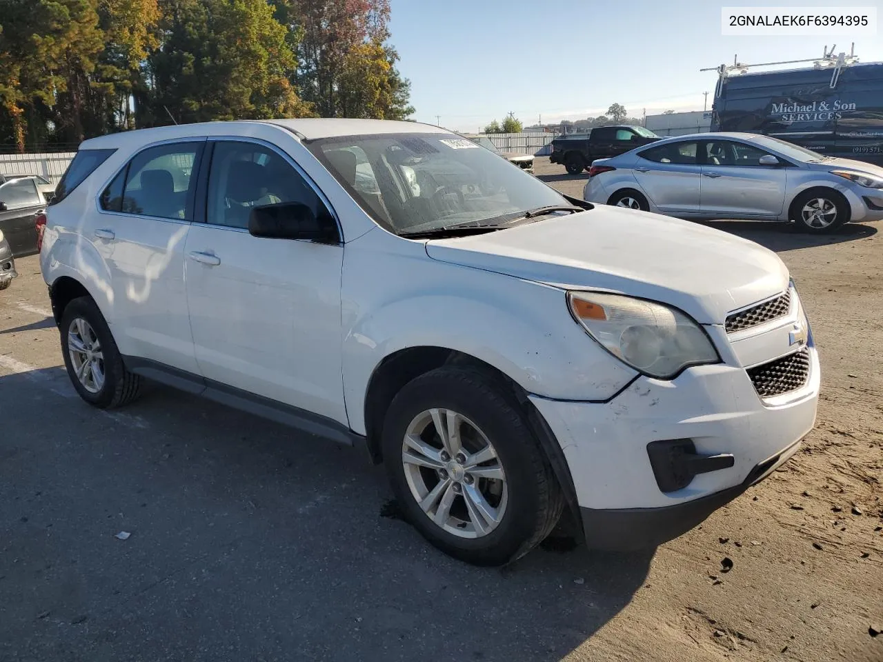 2GNALAEK6F6394395 2015 Chevrolet Equinox Ls