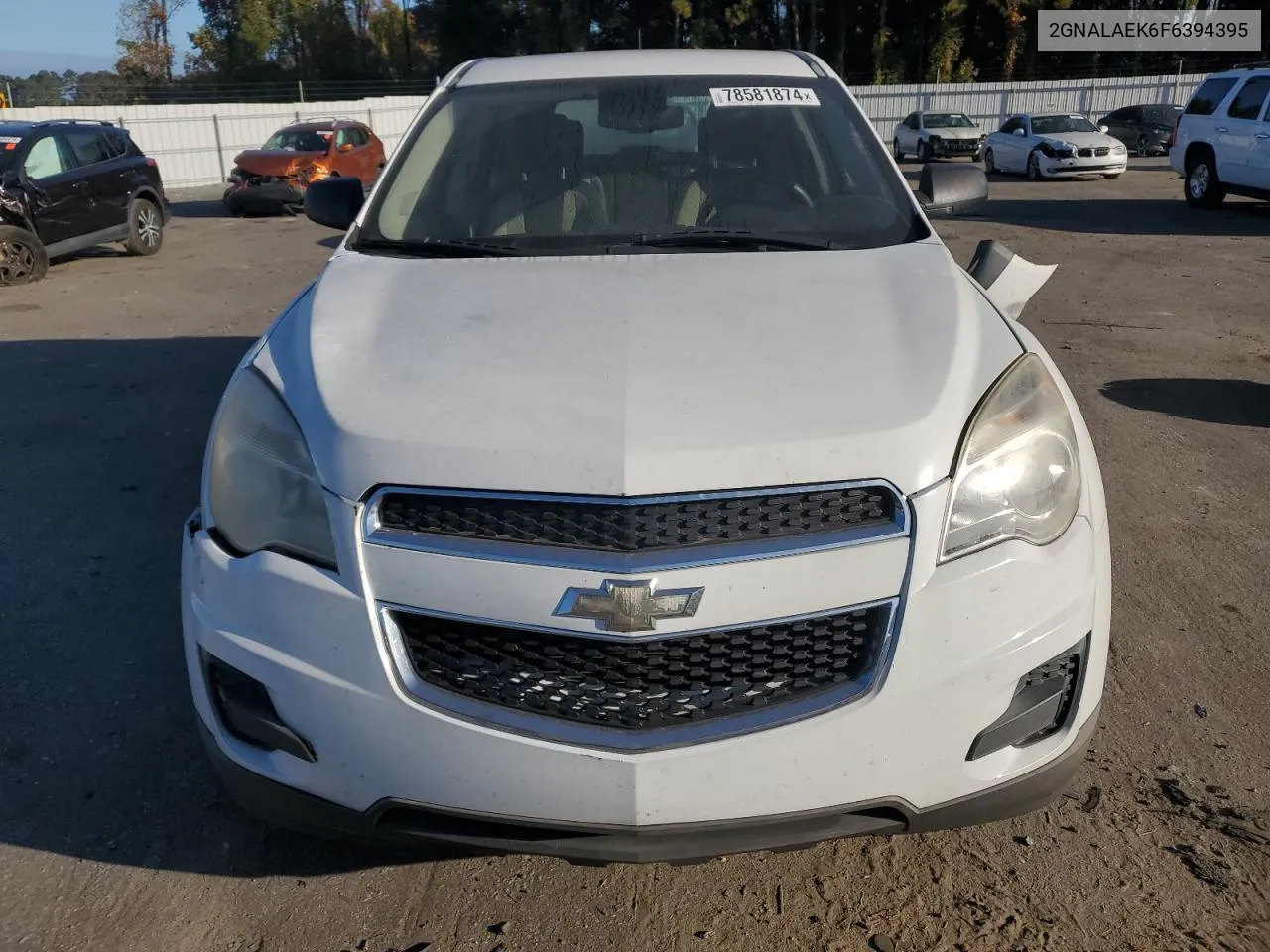 2GNALAEK6F6394395 2015 Chevrolet Equinox Ls