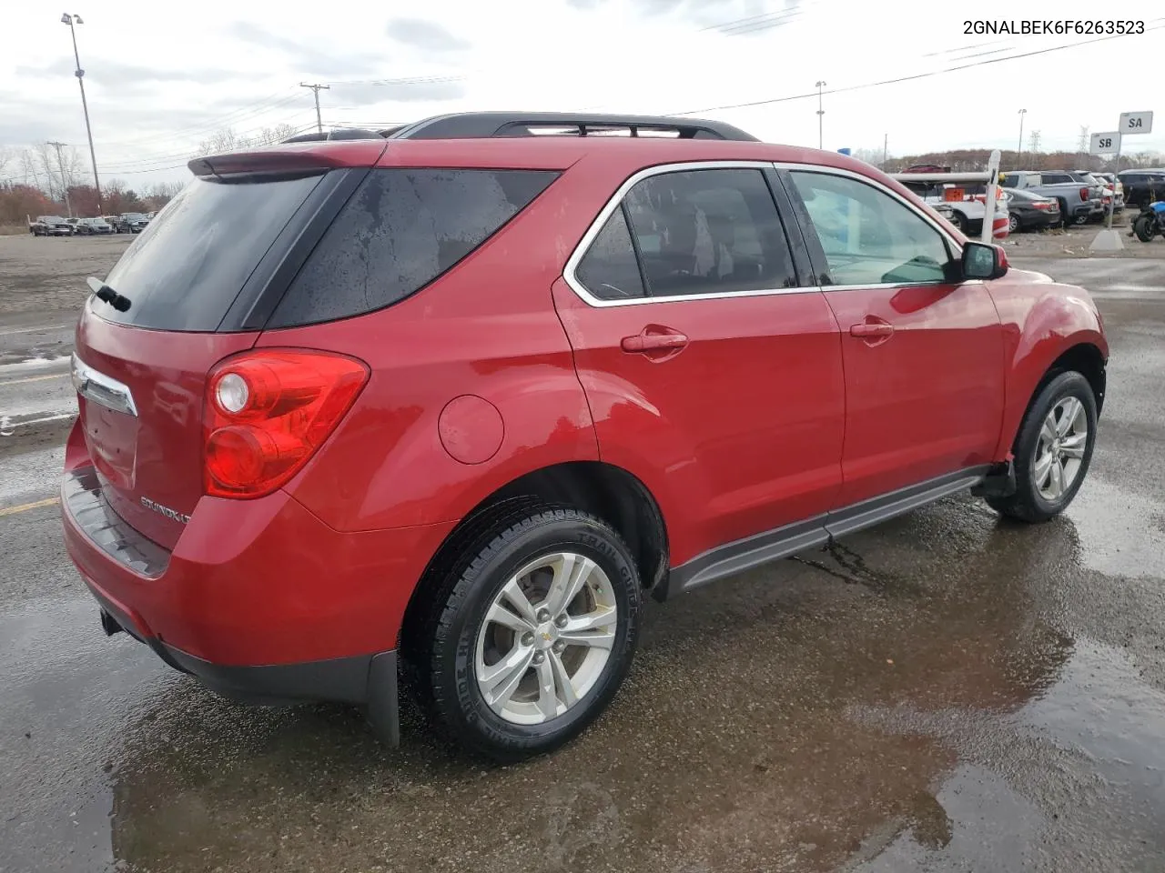 2015 Chevrolet Equinox Lt VIN: 2GNALBEK6F6263523 Lot: 78915234