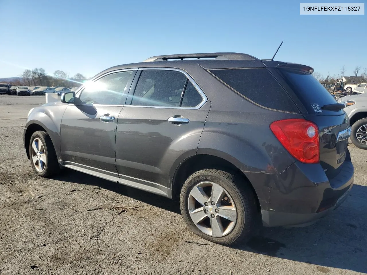 2015 Chevrolet Equinox Lt VIN: 1GNFLFEKXFZ115327 Lot: 78982664