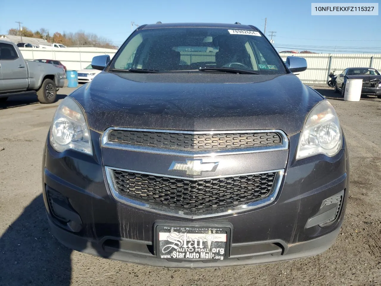 2015 Chevrolet Equinox Lt VIN: 1GNFLFEKXFZ115327 Lot: 78982664