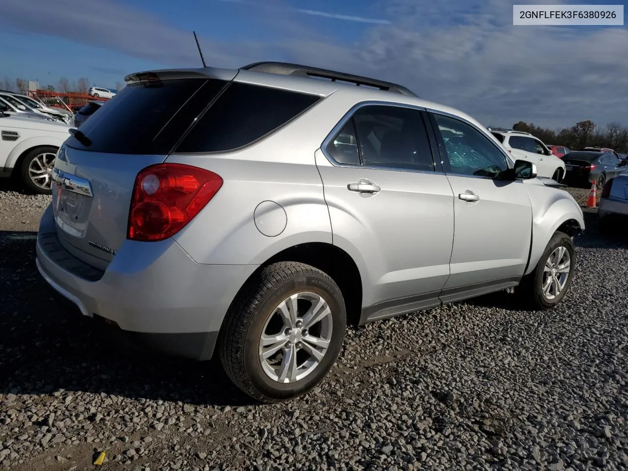 2015 Chevrolet Equinox Lt VIN: 2GNFLFEK3F6380926 Lot: 79161714