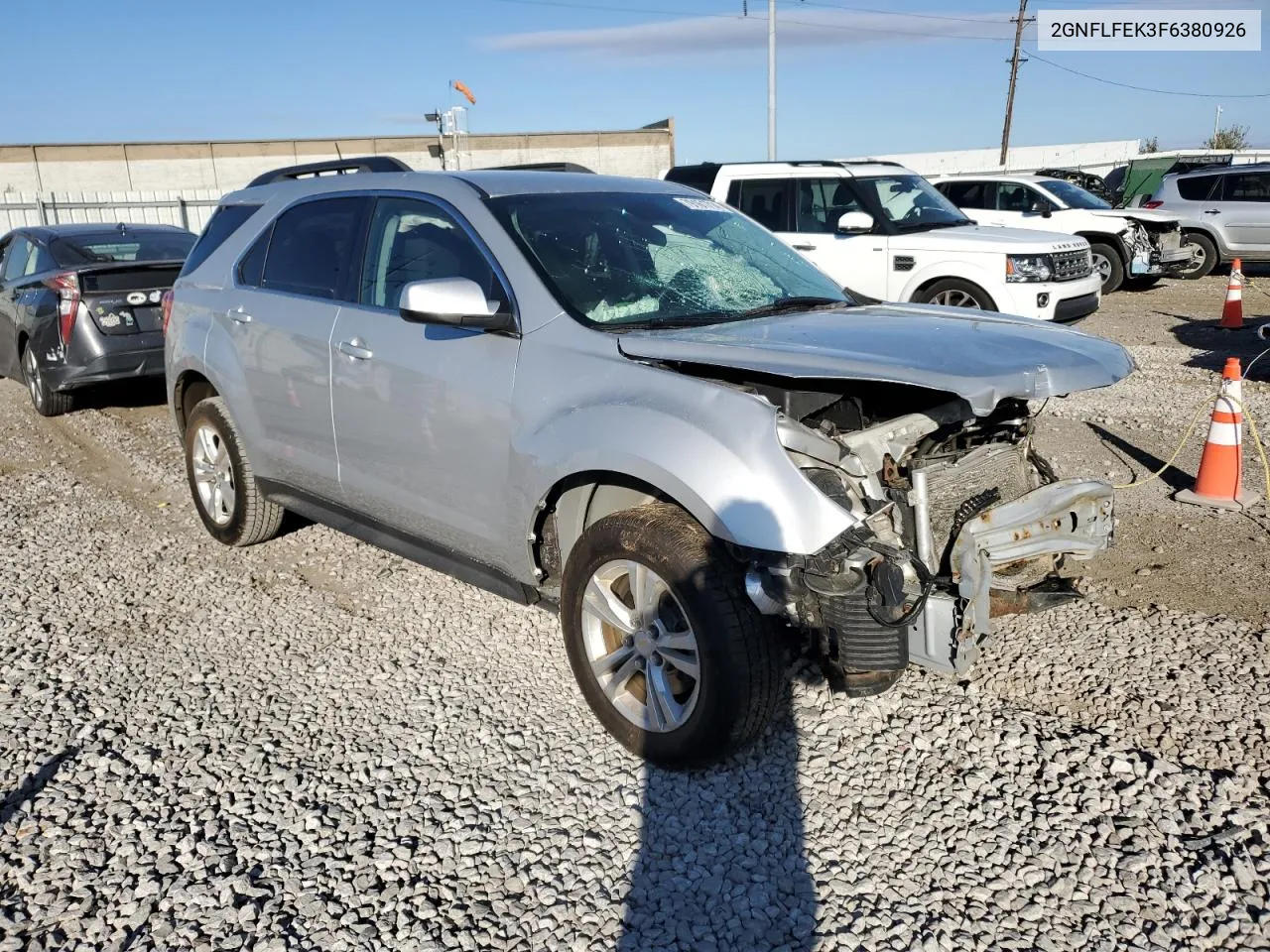 2015 Chevrolet Equinox Lt VIN: 2GNFLFEK3F6380926 Lot: 79161714