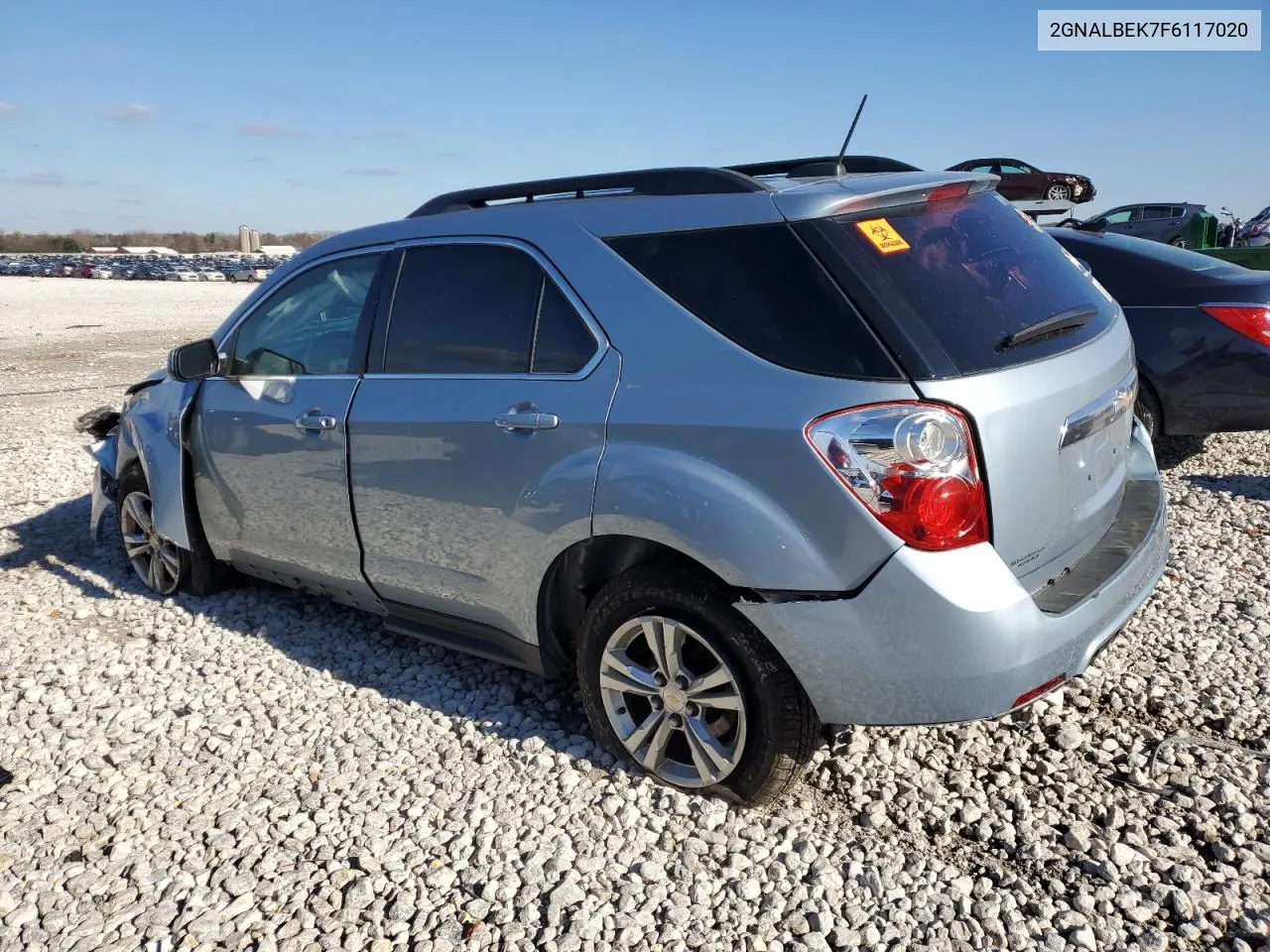 2015 Chevrolet Equinox Lt VIN: 2GNALBEK7F6117020 Lot: 79622194