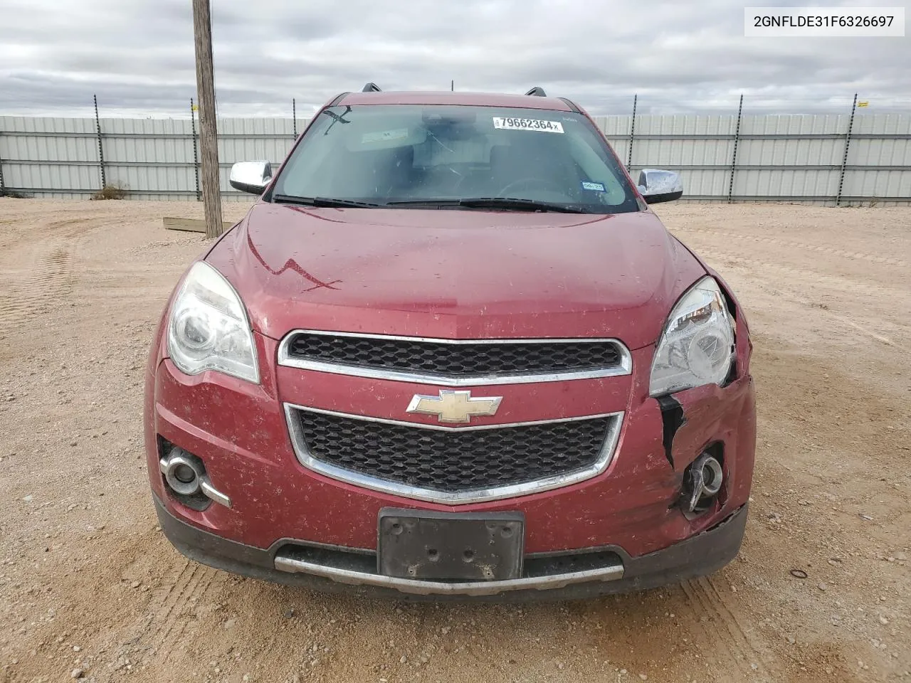 2015 Chevrolet Equinox Ltz VIN: 2GNFLDE31F6326697 Lot: 79662364